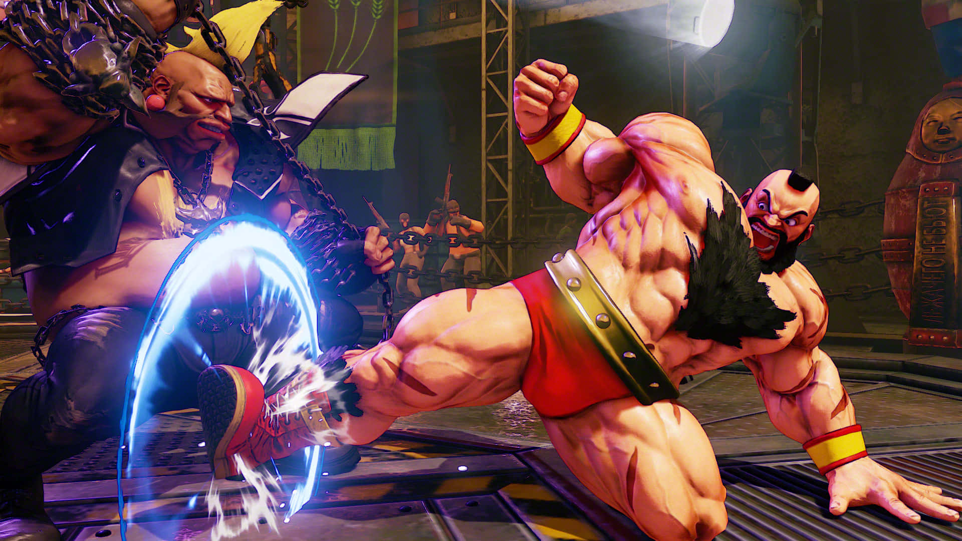 Street Fighter, Zangief, red trunks, Full HD Desktop Wallpaper