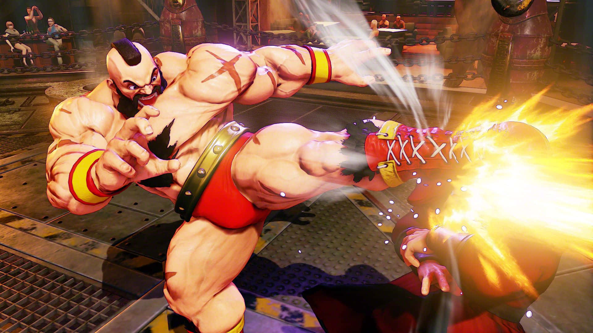 Street Fighter, Zangief, power move, Full HD Desktop Wallpaper