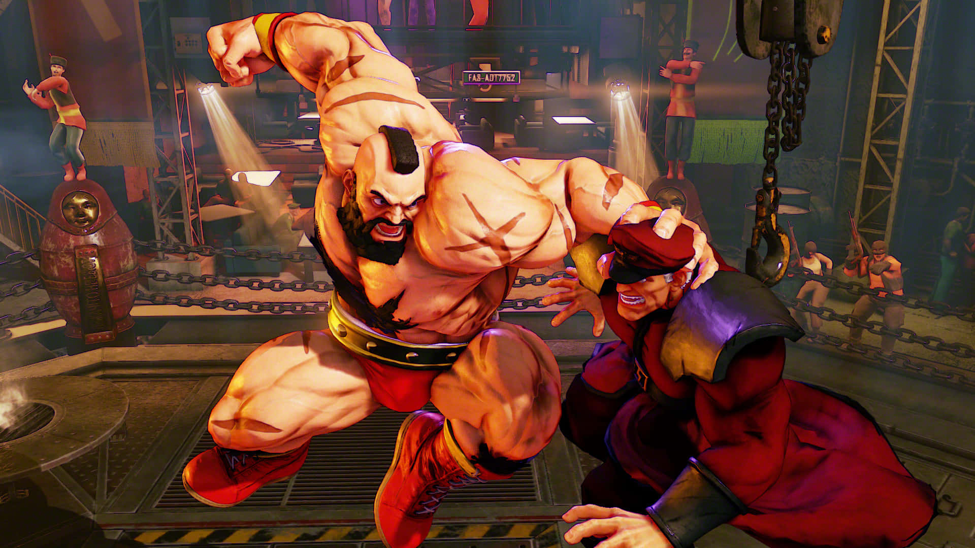 Street Fighter, Zangief, mohawk, Full HD Desktop Wallpaper