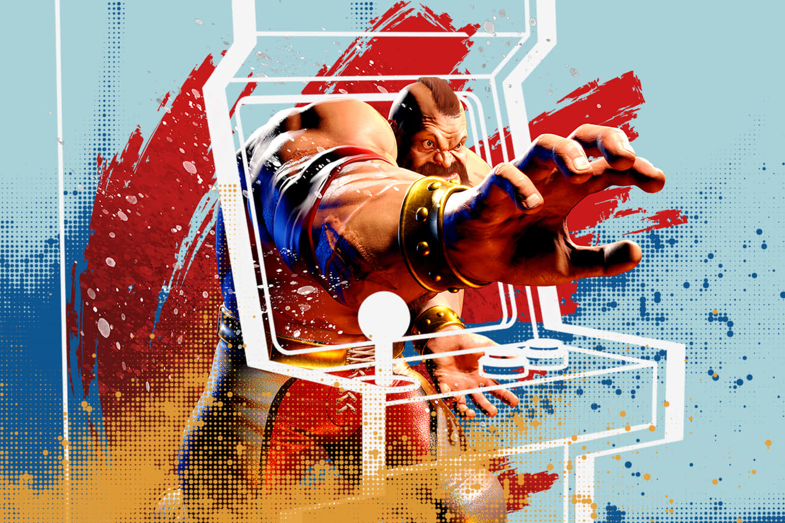 Street Fighter, Zangief, power move, HD Desktop Wallpaper