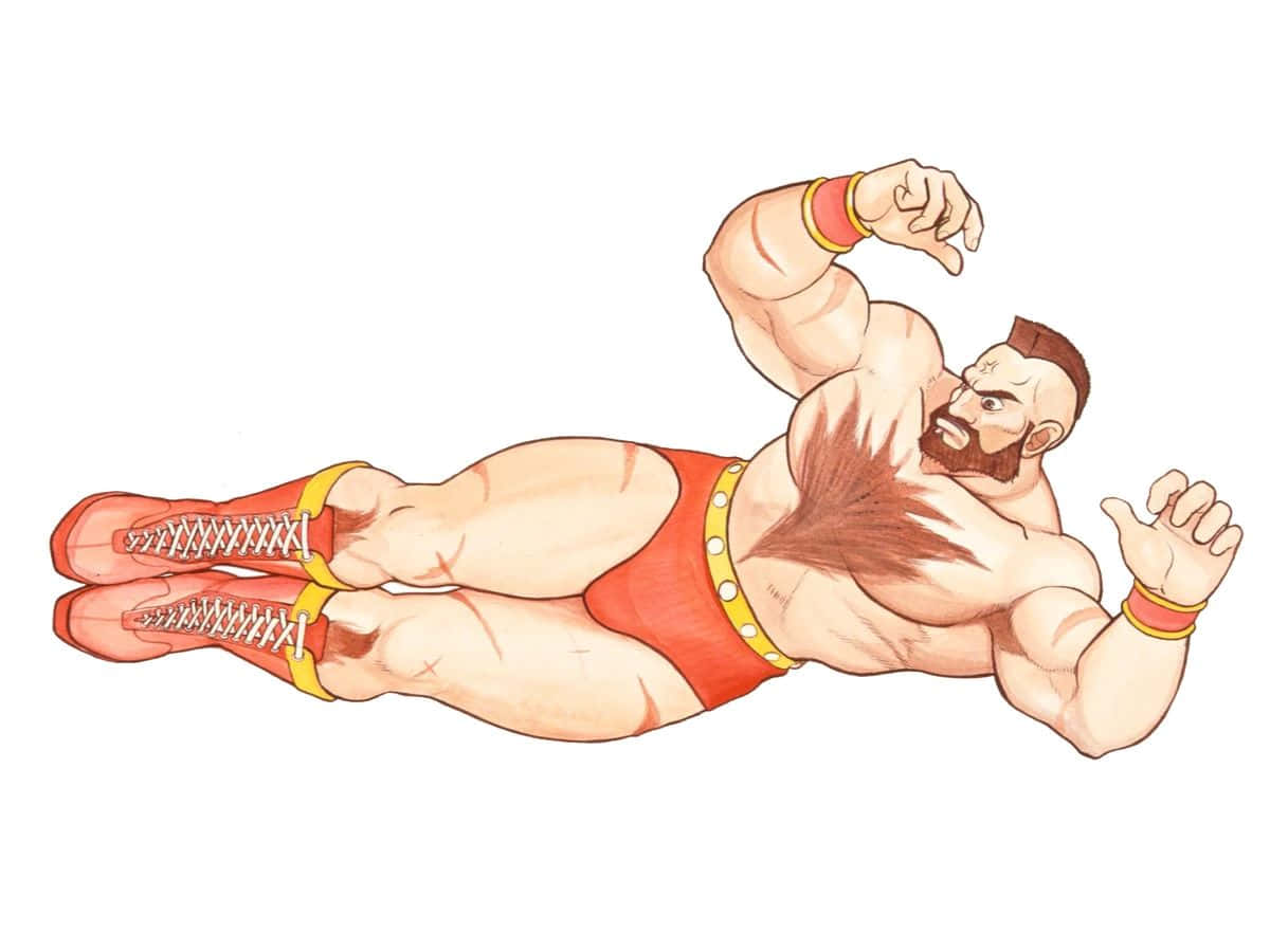 Street Fighter, Zangief, red laced boots, SD Desktop Wallpaper