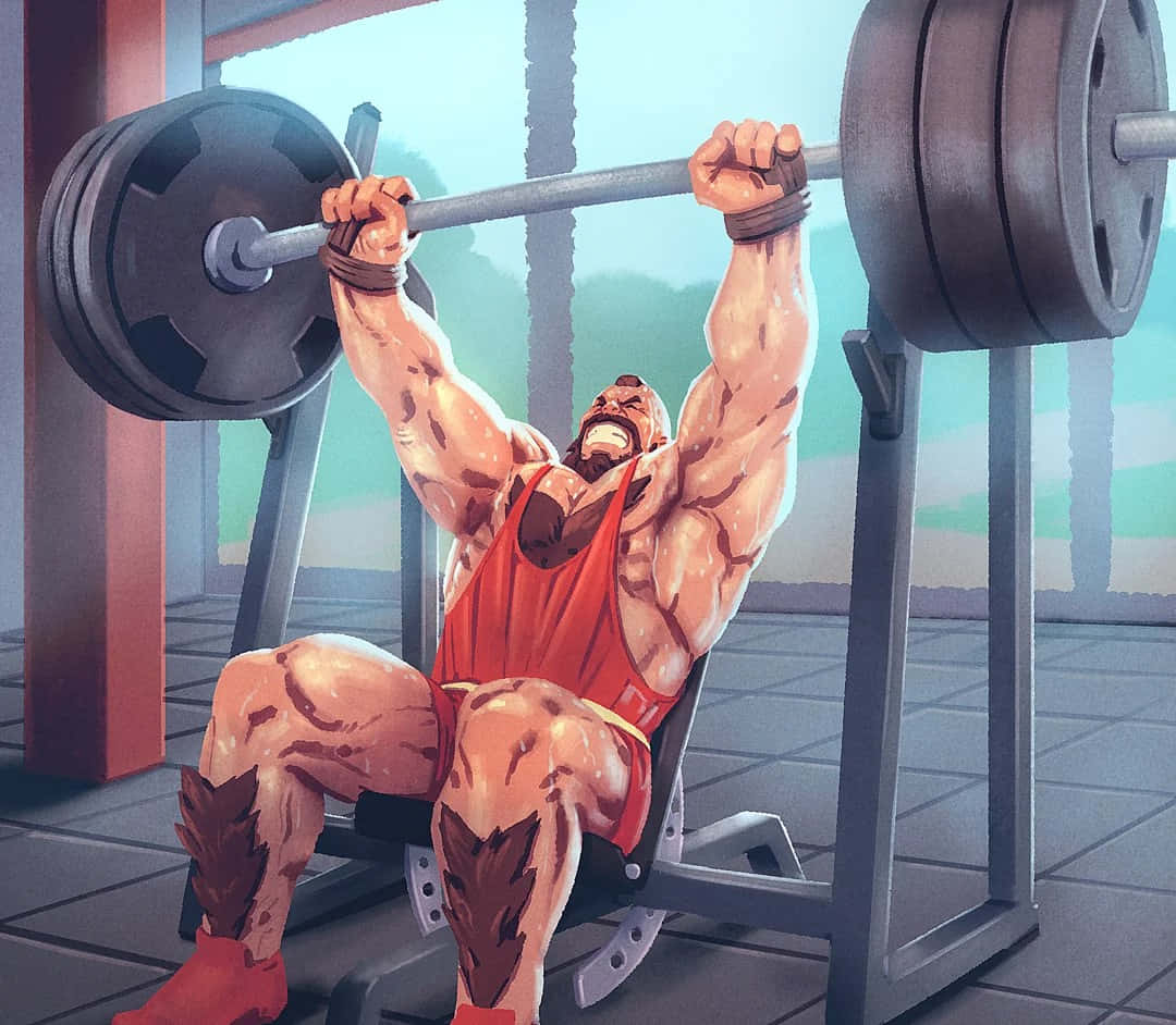 Zangief, Street Fighter, red tank top, SD Desktop Wallpaper