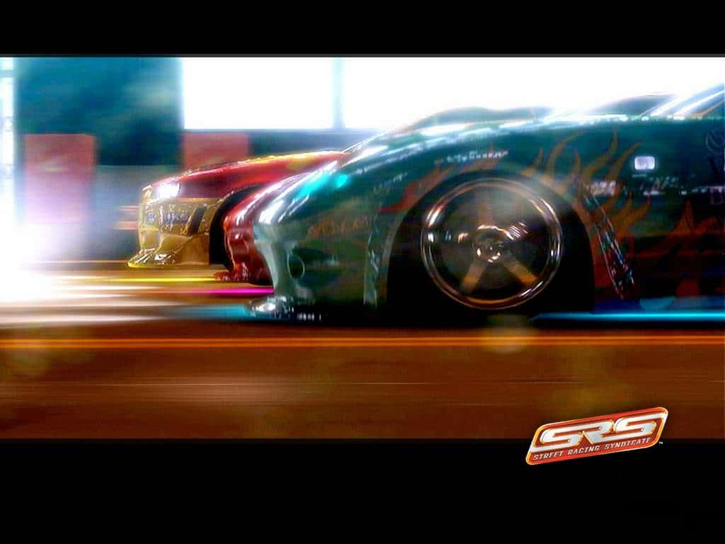 lowrider, neon lights, motion blur, SD Desktop Wallpaper