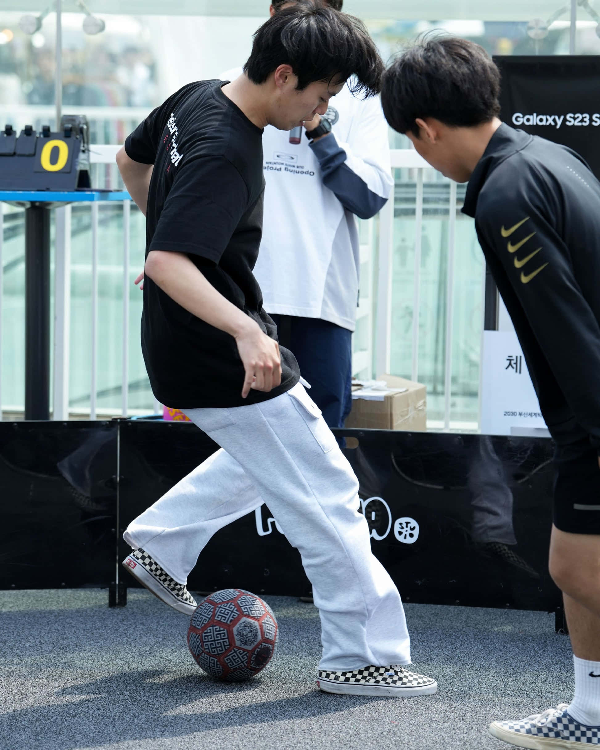 Street Soccer, soccer ball, daytime, Full HD Phone Wallpaper