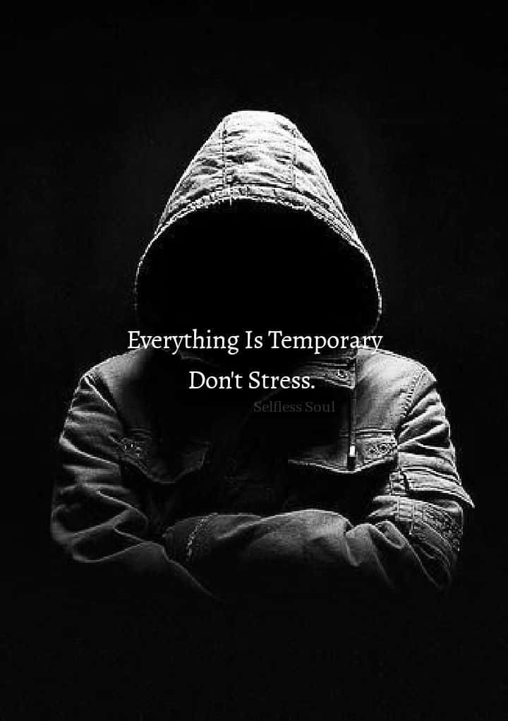 Stress, hooded figure, textured jacket, SD Phone Wallpaper