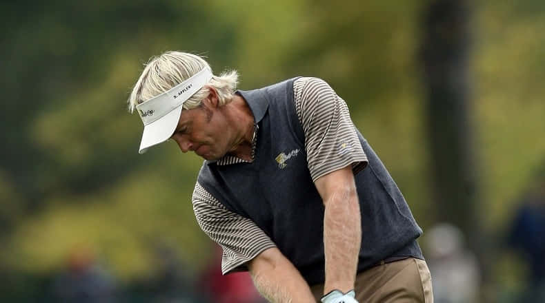 Stuart Appleby, white hair, visor, SD Desktop Wallpaper