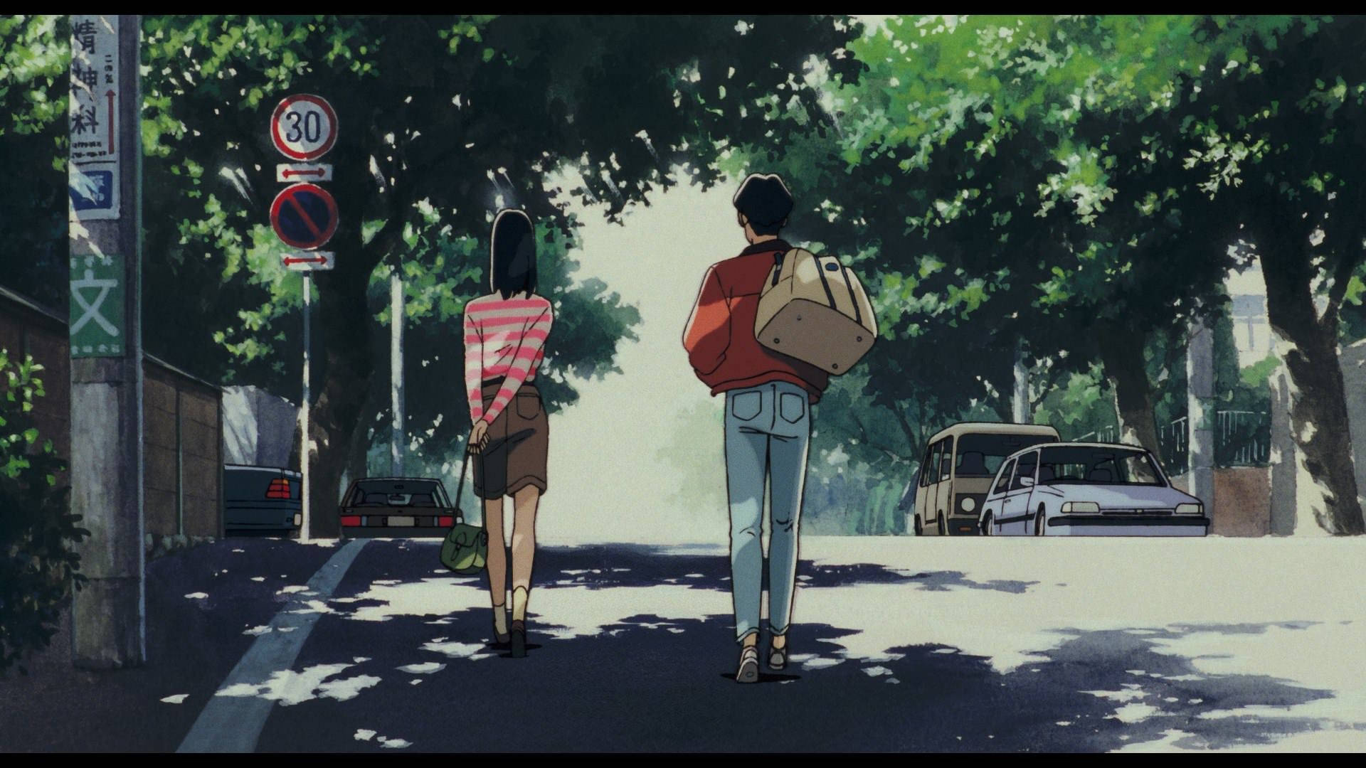 Studio Ghibli Desktop, road, walk, Full HD Desktop Wallpaper