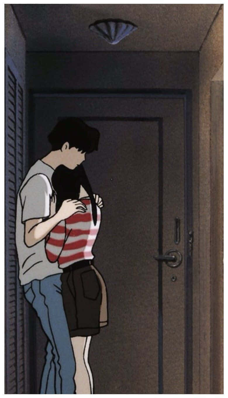 Studio Ghibli, Ocean Waves, dimly lit hallway, HD Phone Wallpaper