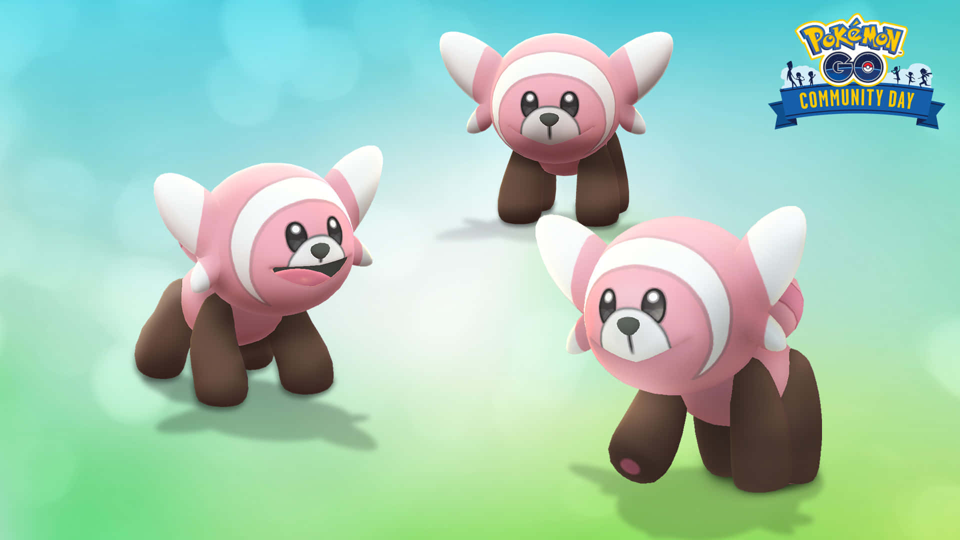 Stufful, pink, white, Full HD Desktop Wallpaper