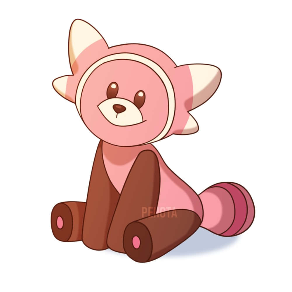 Stufful, pink, brown, SD Desktop Wallpaper