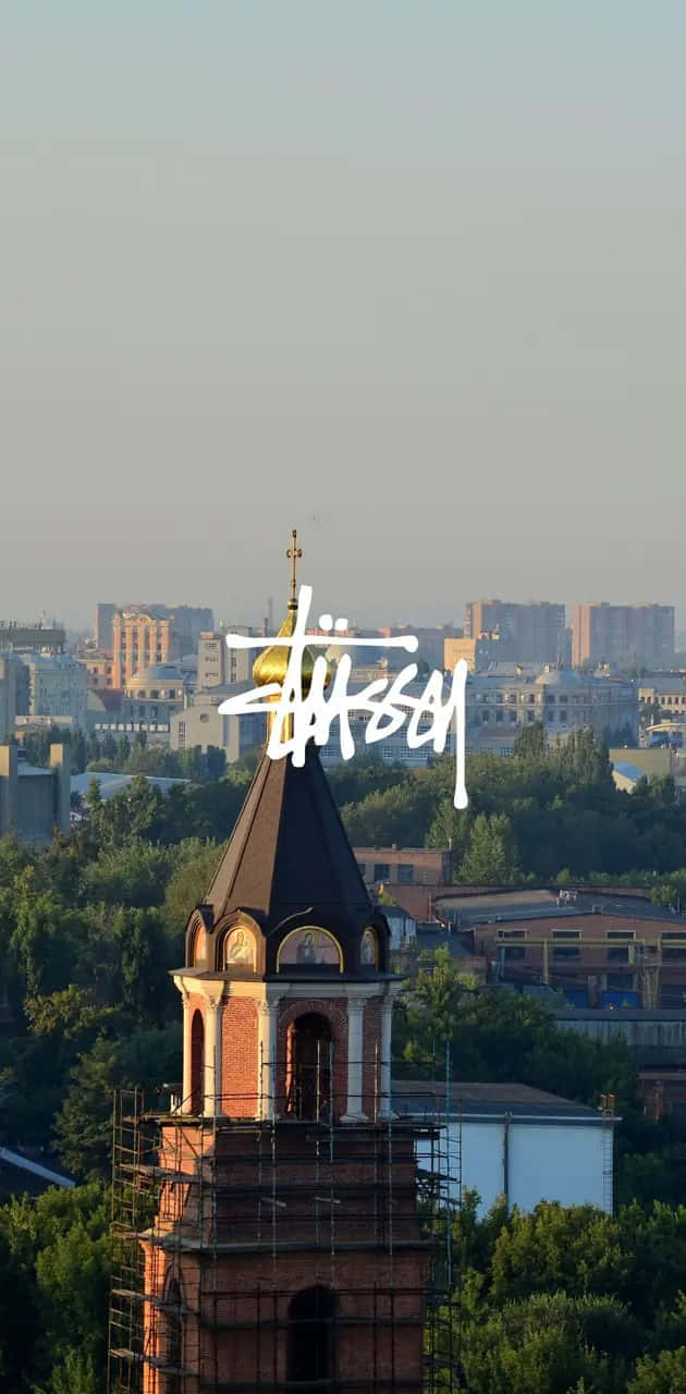 Stussy, cityscape, dawn, HD Phone Wallpaper