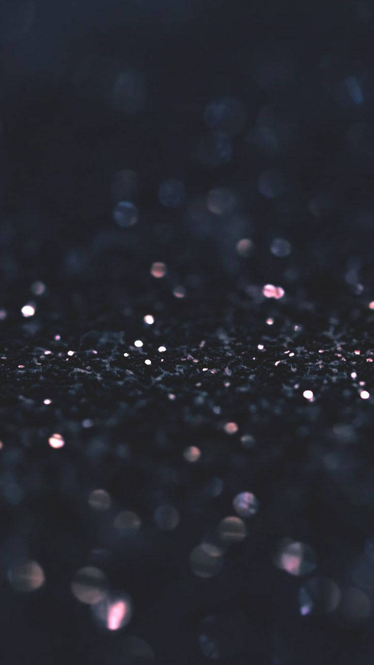 Stylish Black, dark glitter, soft pink and blue bokeh lights, HD Phone Wallpaper