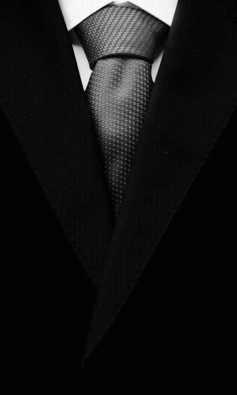 stylish black coat and tie, black suit, textured tie, HD Phone Wallpaper