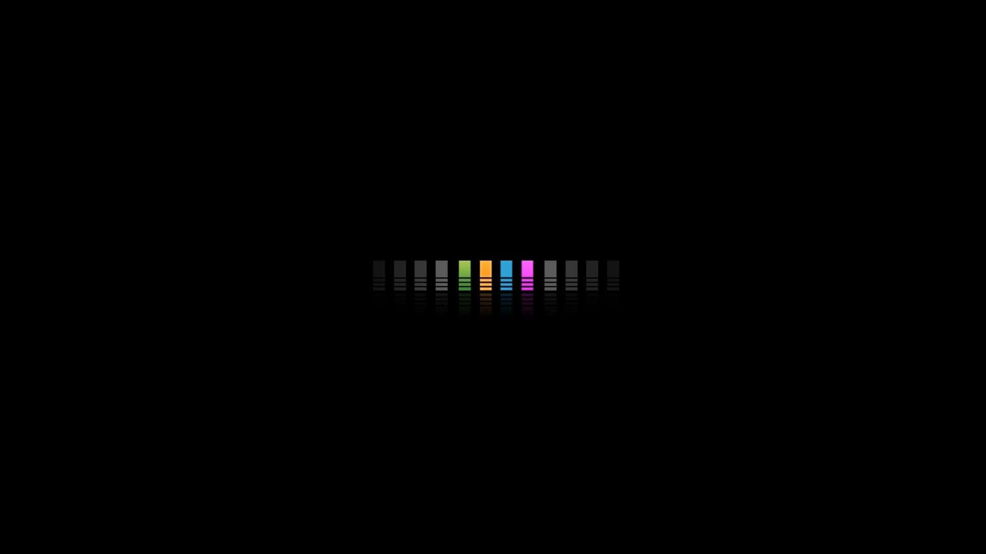 pure black oled, black background, rainbow colored stripe, Full HD Desktop Wallpaper