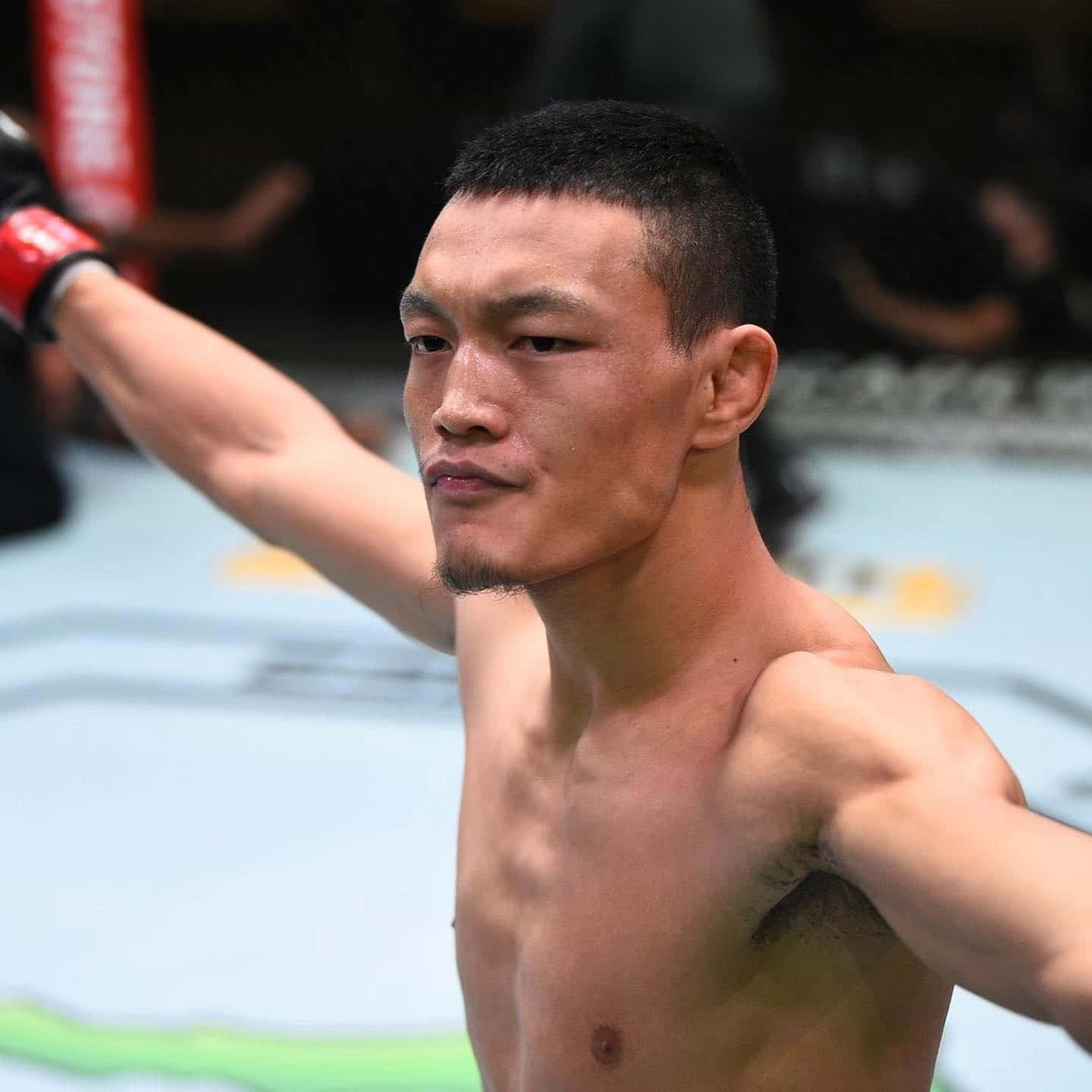 Su Mudaerji, mixed martial artist, gloved fist, HD Desktop Wallpaper
