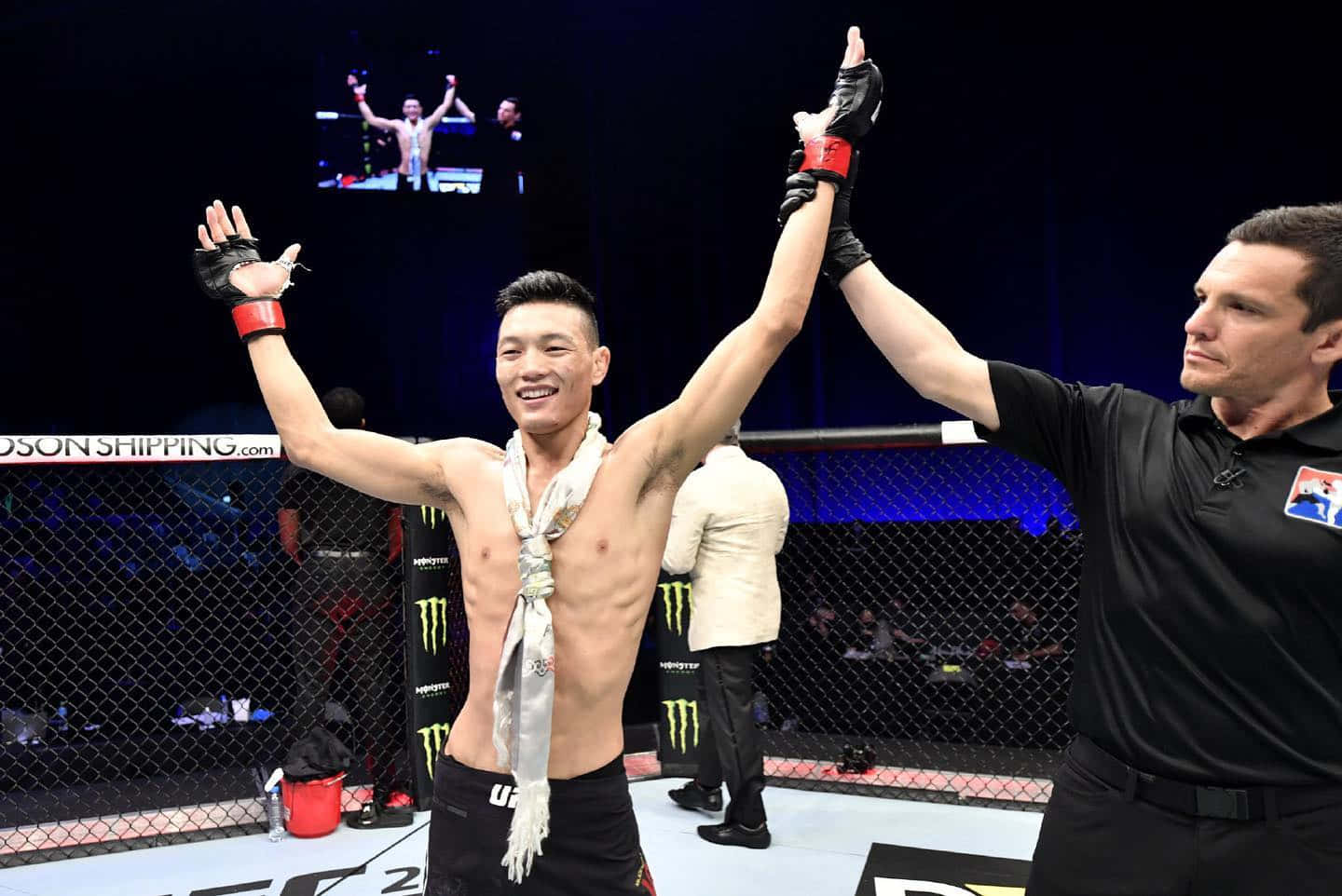 Su Mudaerji, MMA fighter, octagon, HD Desktop Wallpaper