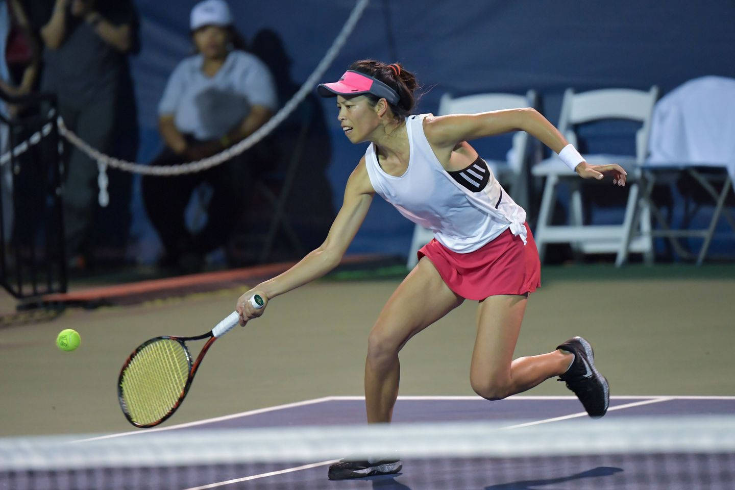 Su-Wei Hsieh, white and pink gear, bright yellow ball, HD Desktop Wallpaper