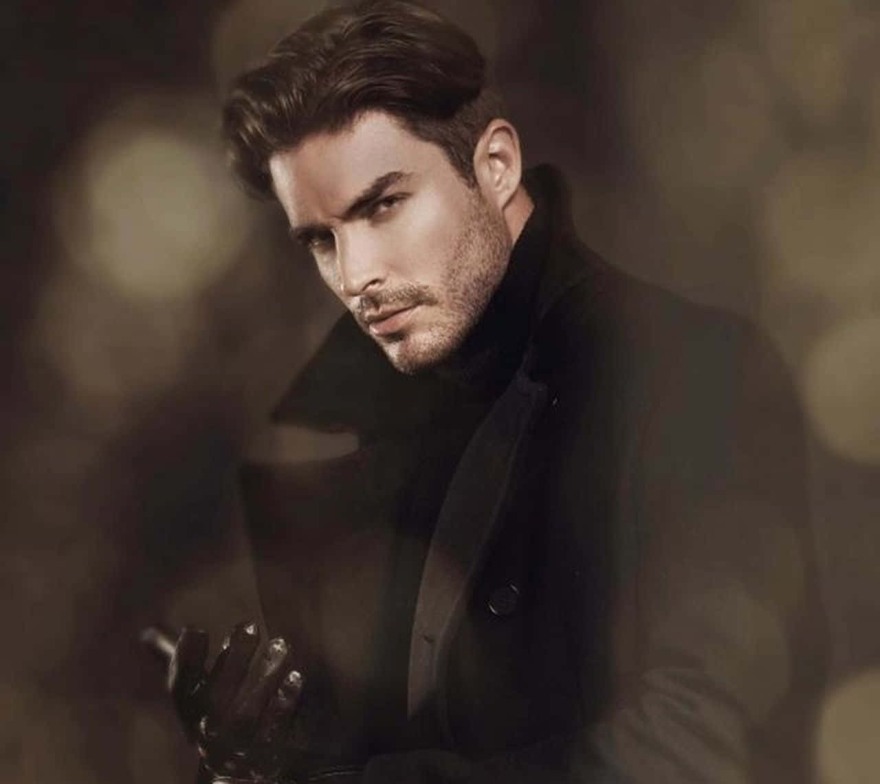 Suave, handsome model, black, HD Desktop Wallpaper