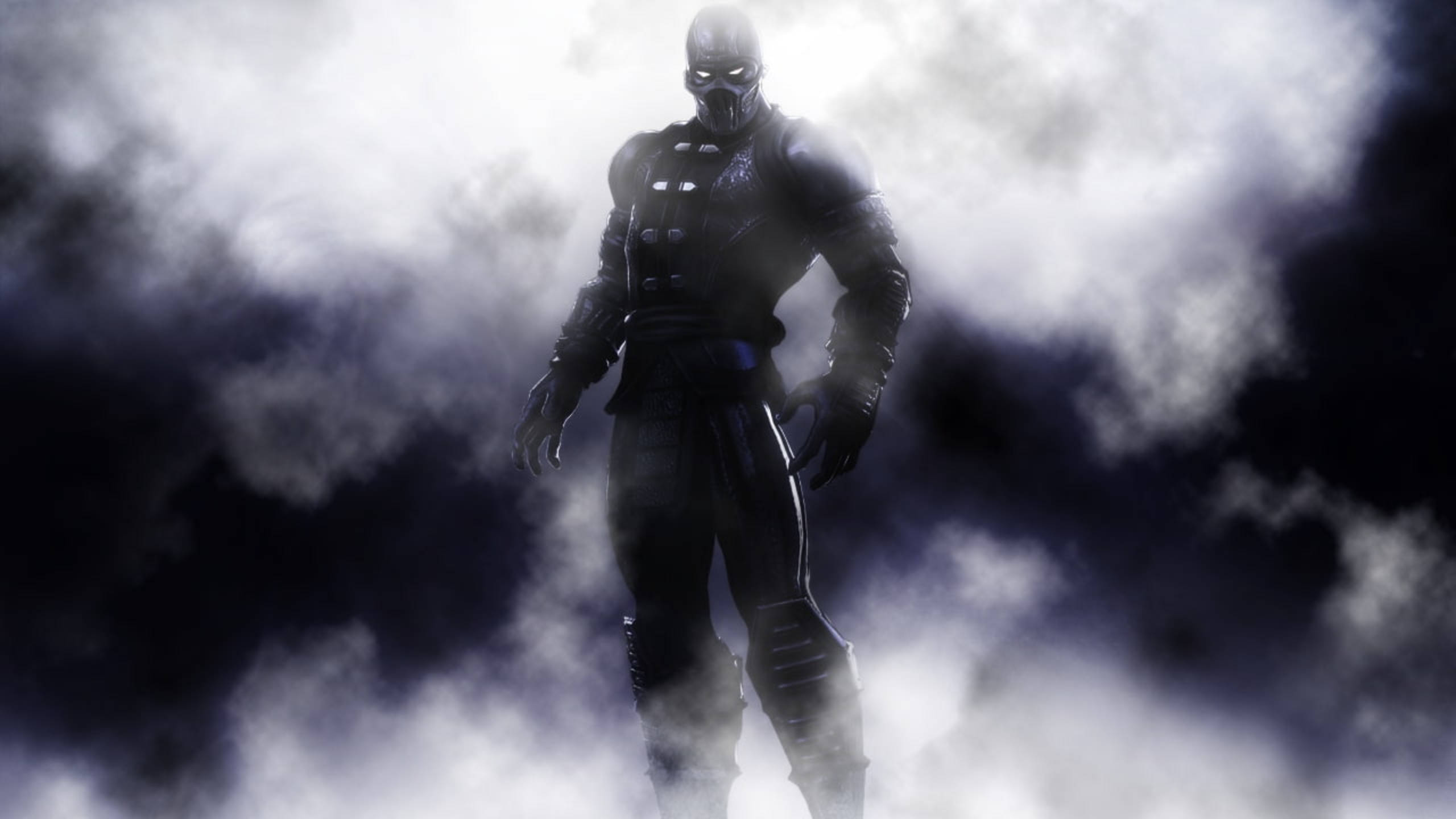 Sub-Zero, white mist, stormy cloudy sky, 2K Desktop Wallpaper