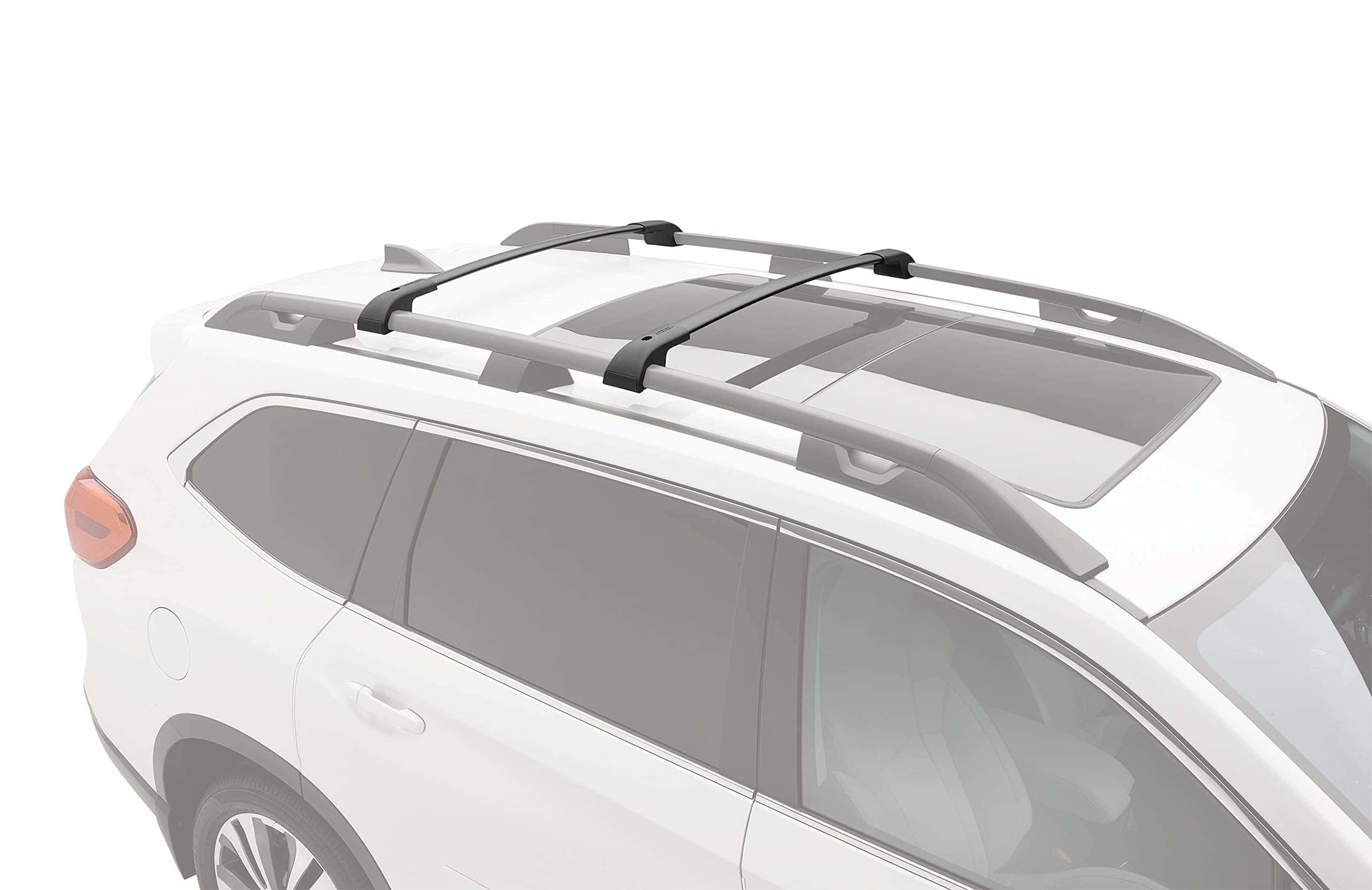 Subaru Ascent, white SUV, black roof rails, 2K Desktop Wallpaper