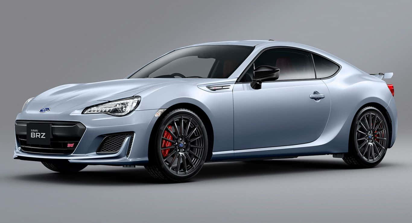 Subaru BRZ, silver, black rims, HD Desktop Wallpaper