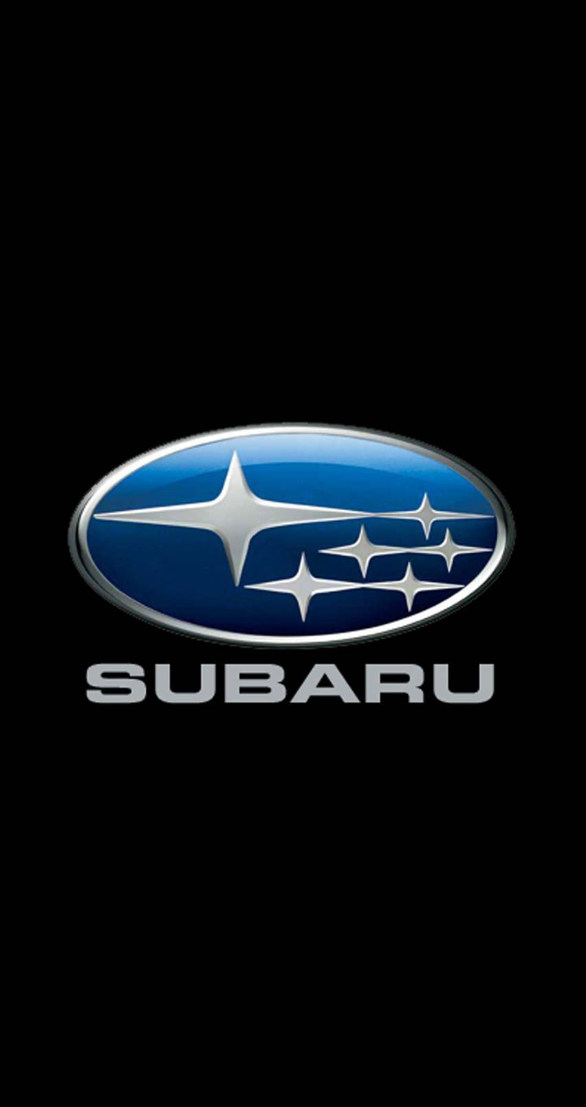 Subaru Logo, shiny blue, silver stars, HD Phone Wallpaper