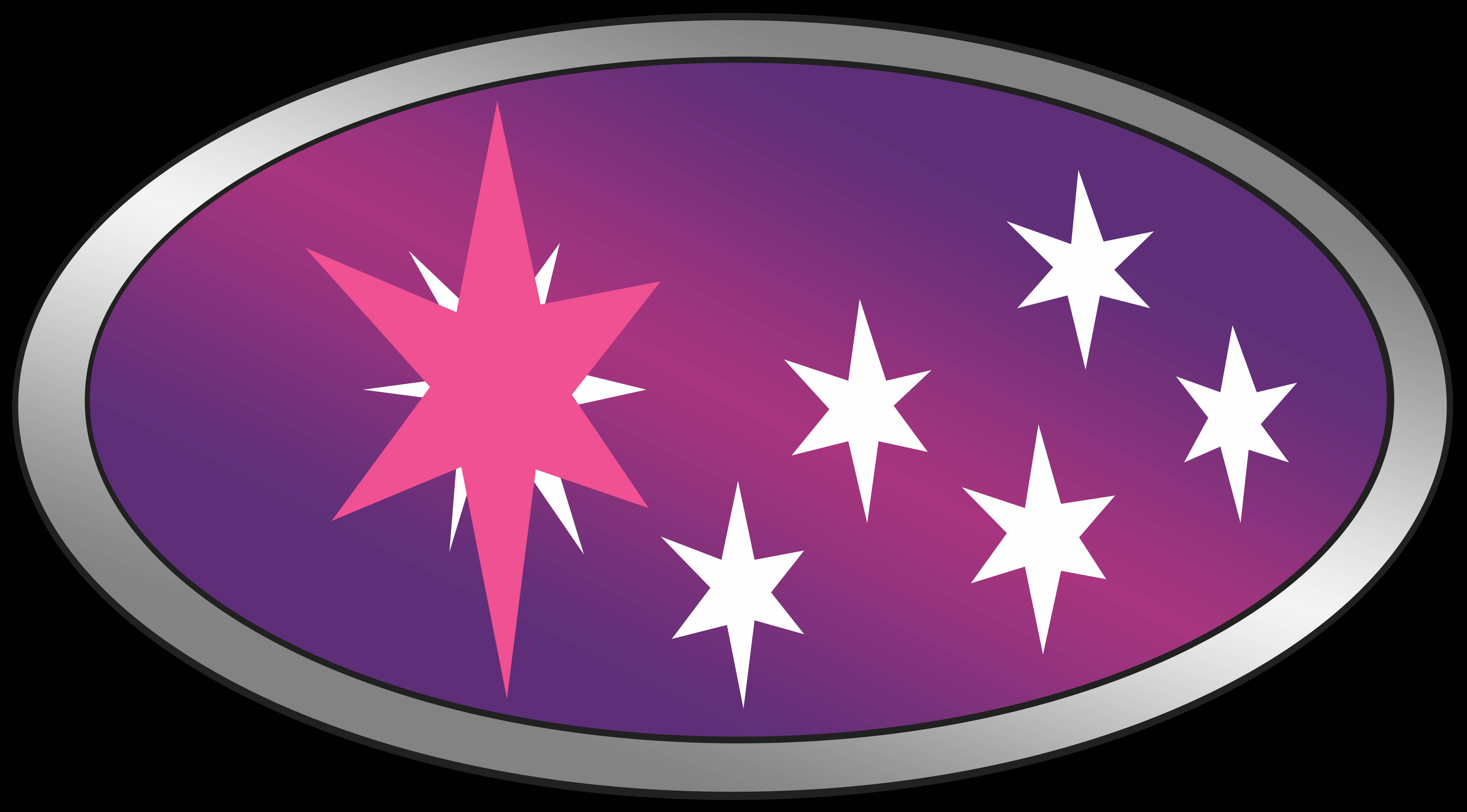 Subaru Logo, pink star, five smaller white stars, 4K Desktop Wallpaper