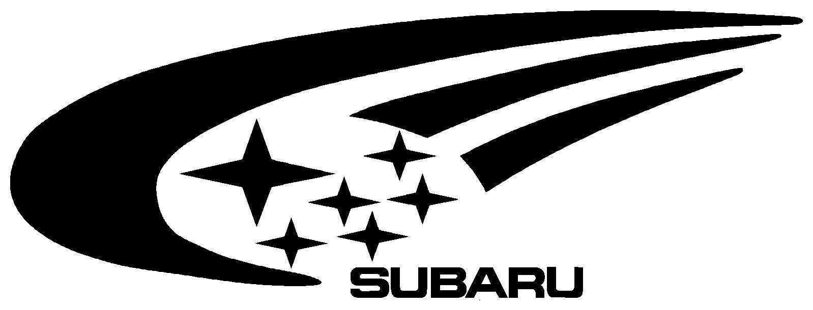 Subaru Logo, five stars, curved wing-like shape, HD Desktop Wallpaper
