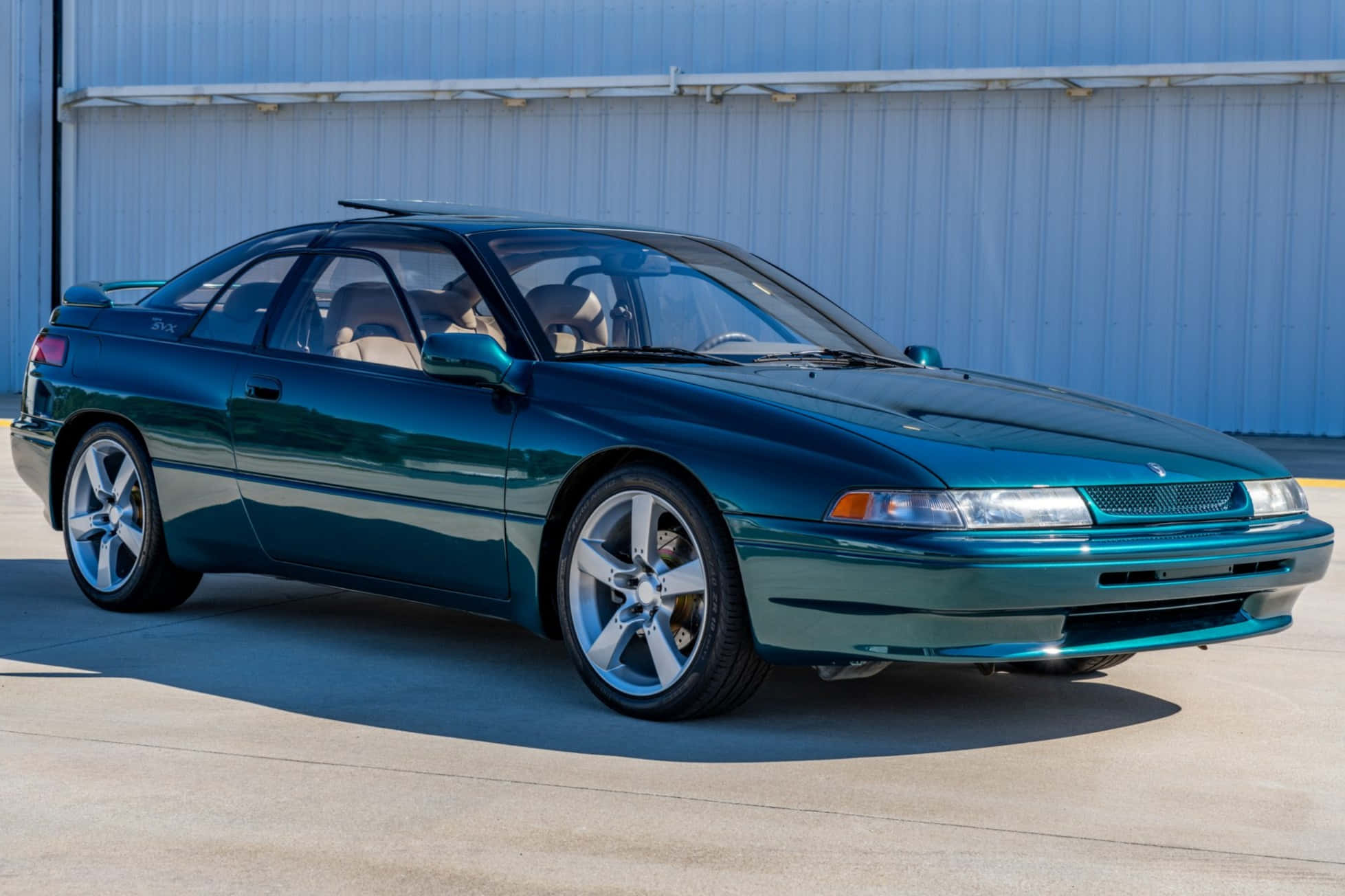 Subaru SVX, teal, sports coupe, Full HD Desktop Wallpaper