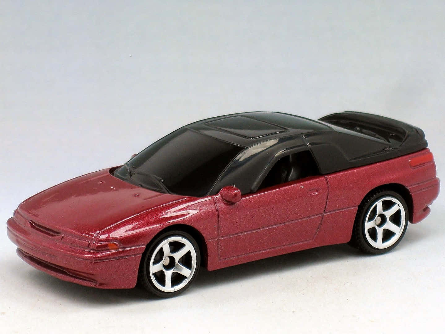 Subaru Svx, glossy red, black roof, HD Desktop Wallpaper