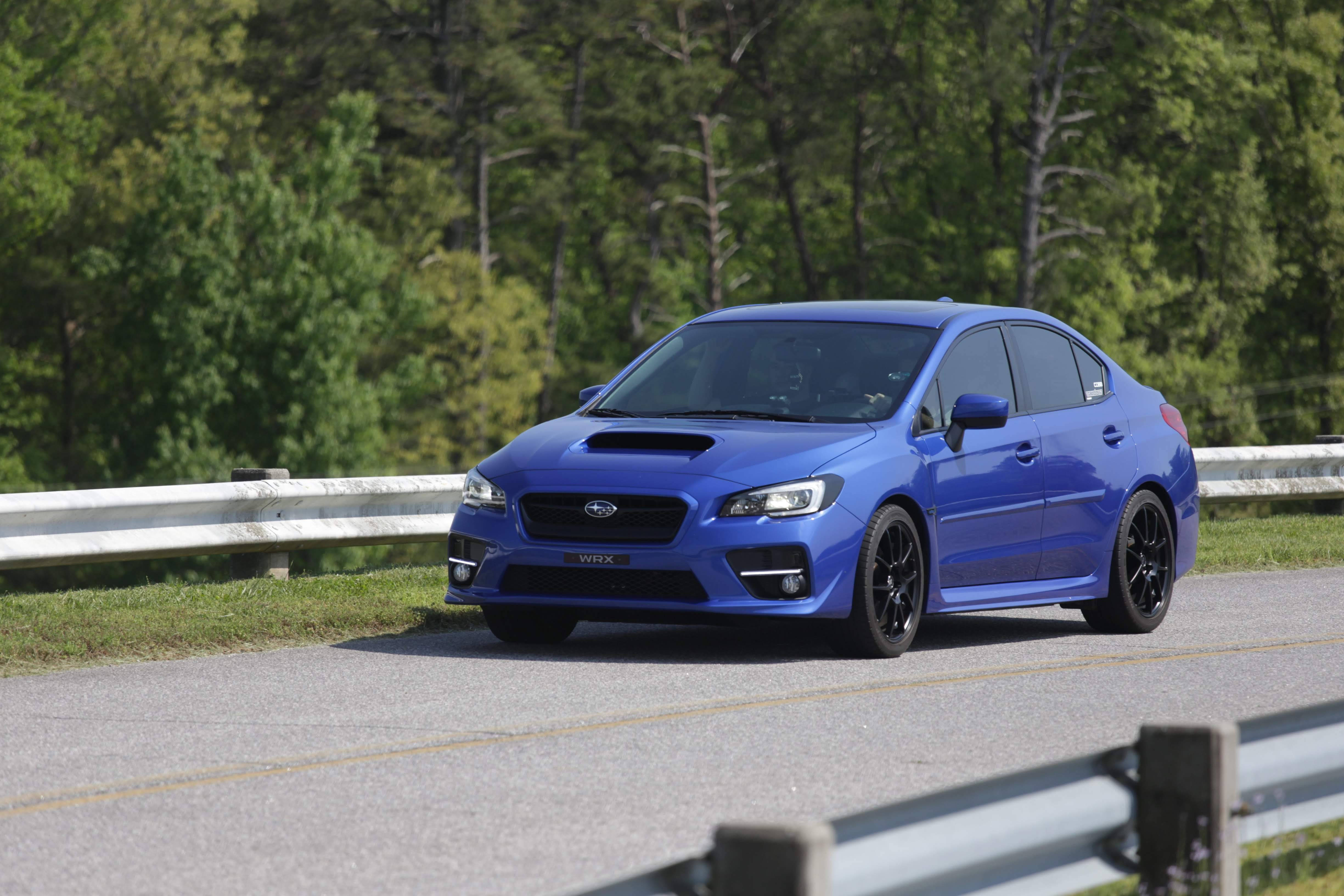 Subaru WRX STI, blue, sedan, 4K Desktop Wallpaper