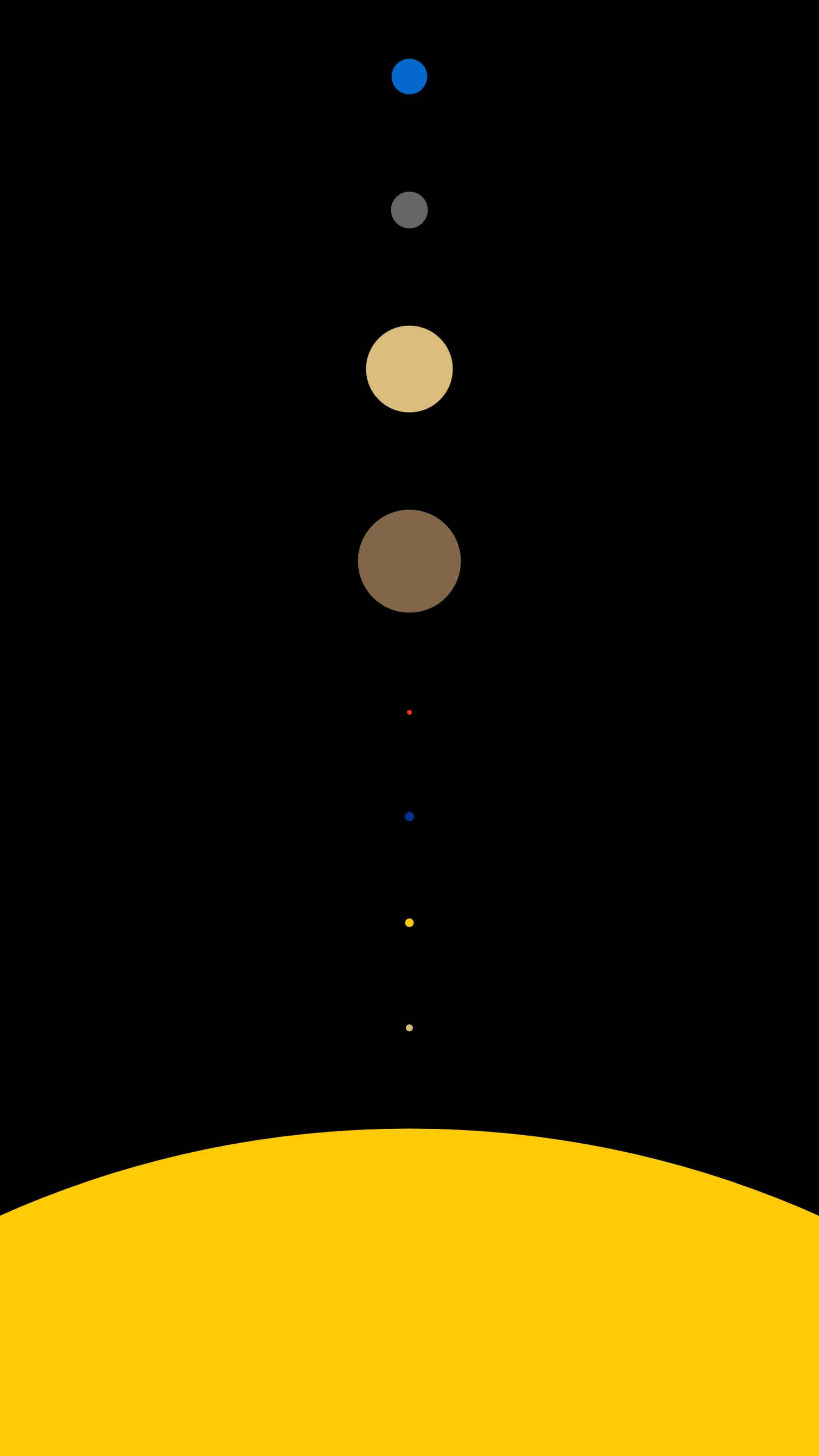 cartoon art, subliminal outer space, colored circles, 4K Phone Wallpaper