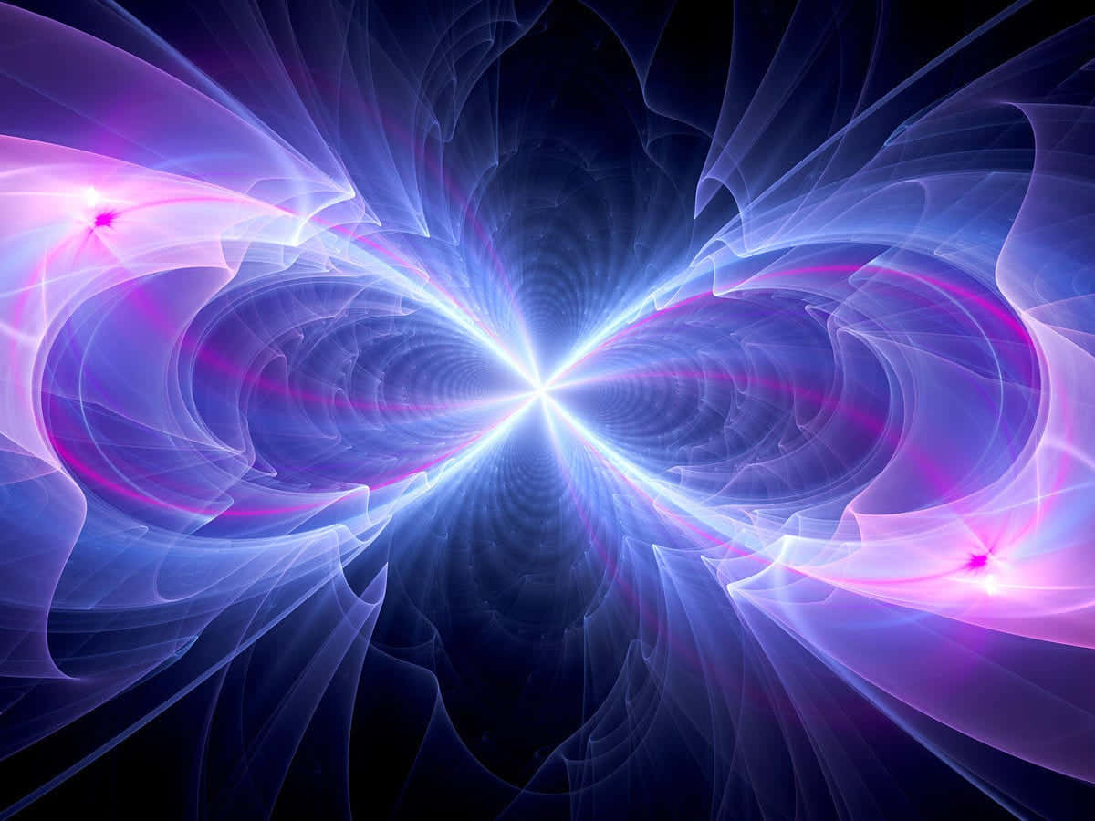 Subliminal, infinity sign, fractal tunnel, SD Desktop Wallpaper