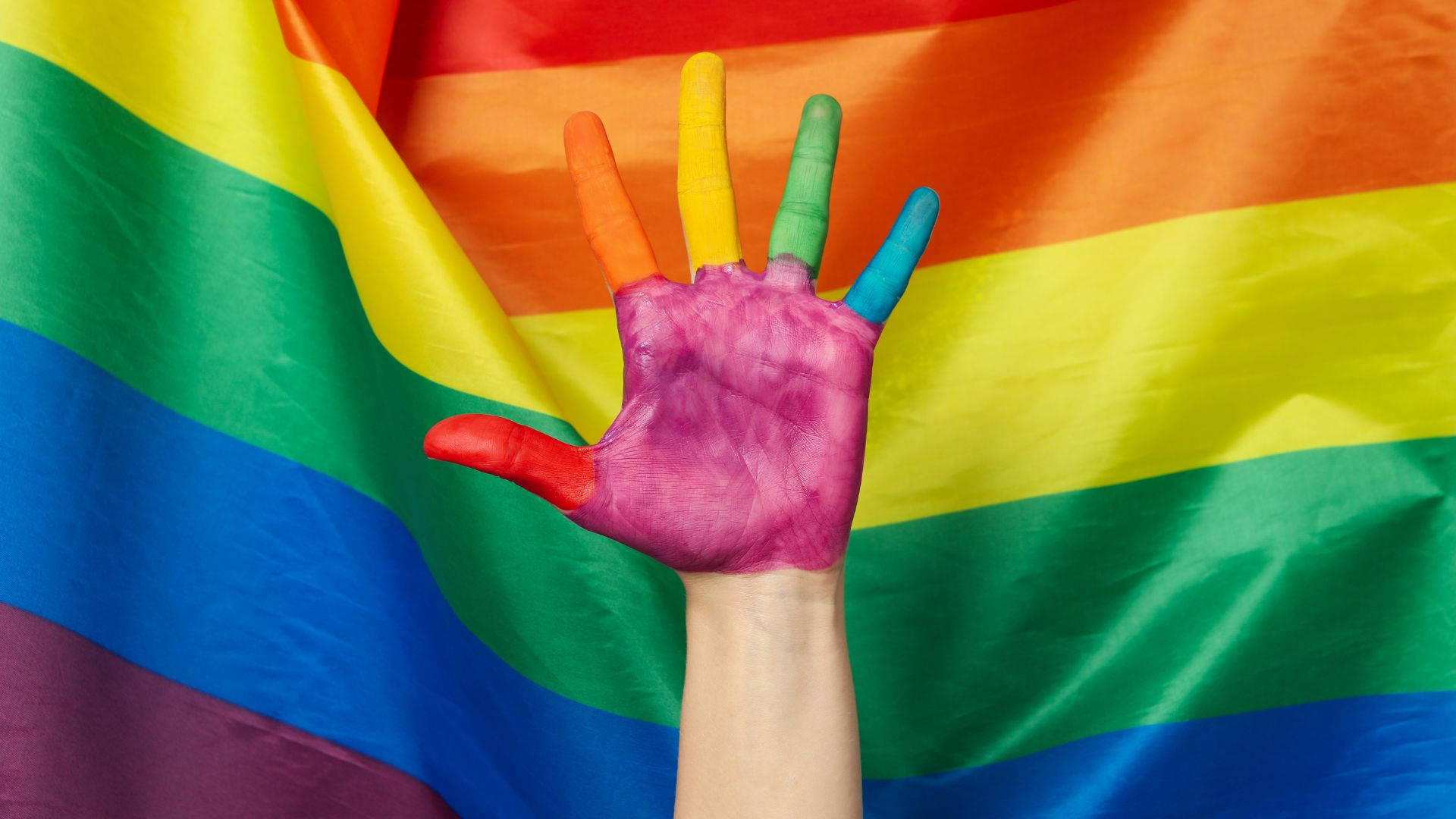 rainbow colors, rainbow flag, LGBTQ+ pride, Full HD Desktop Wallpaper