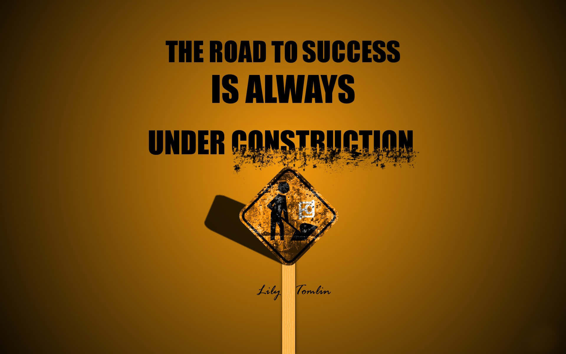 construction sign, road to success, under construction, Full HD Desktop Wallpaper