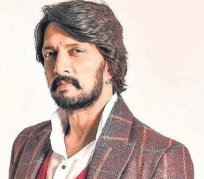 Sudeep, patterned brown blazer, white shirt, SD Desktop Wallpaper