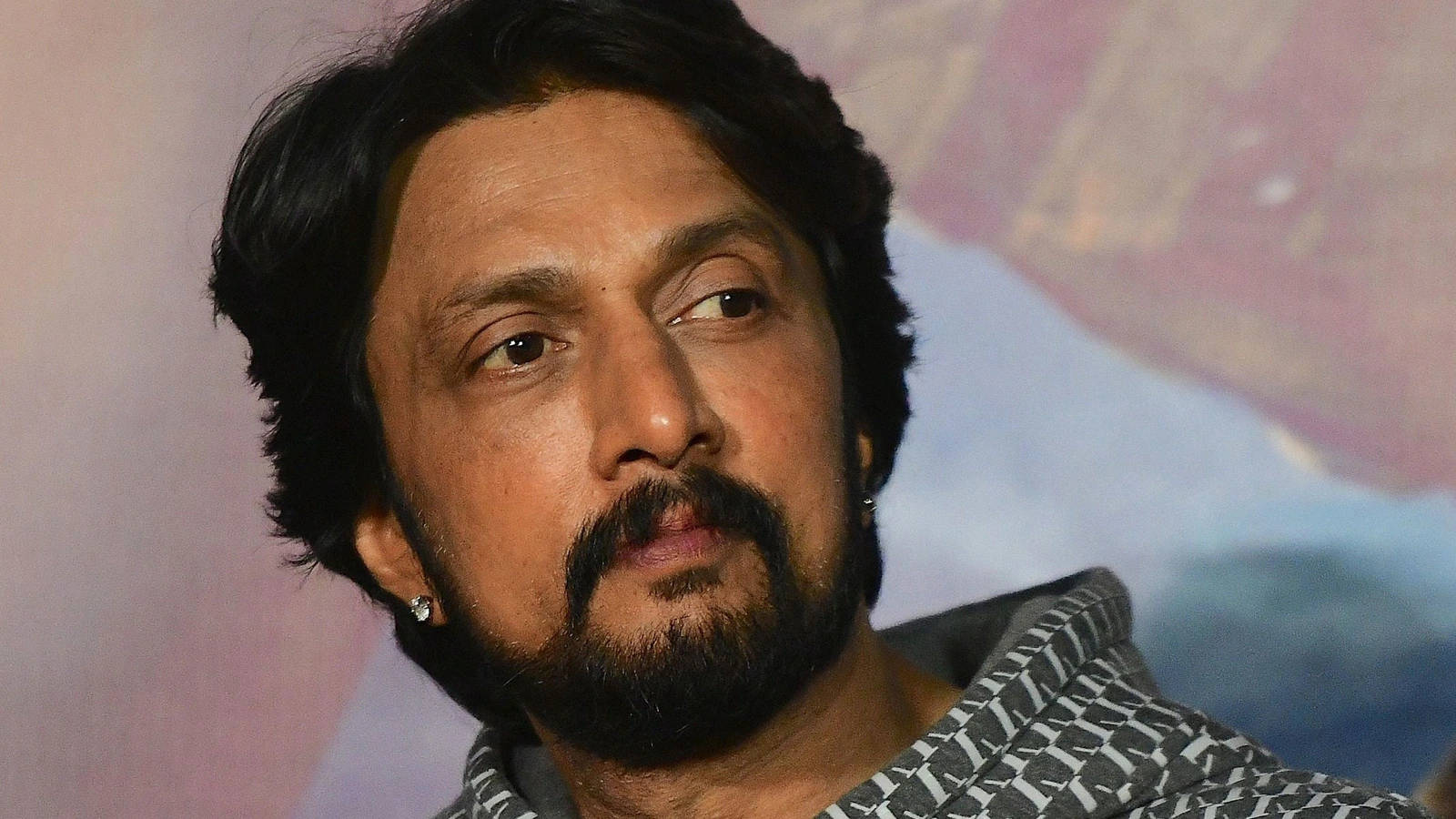 Sudeep, close-up portrait, dark hair, HD Desktop Wallpaper