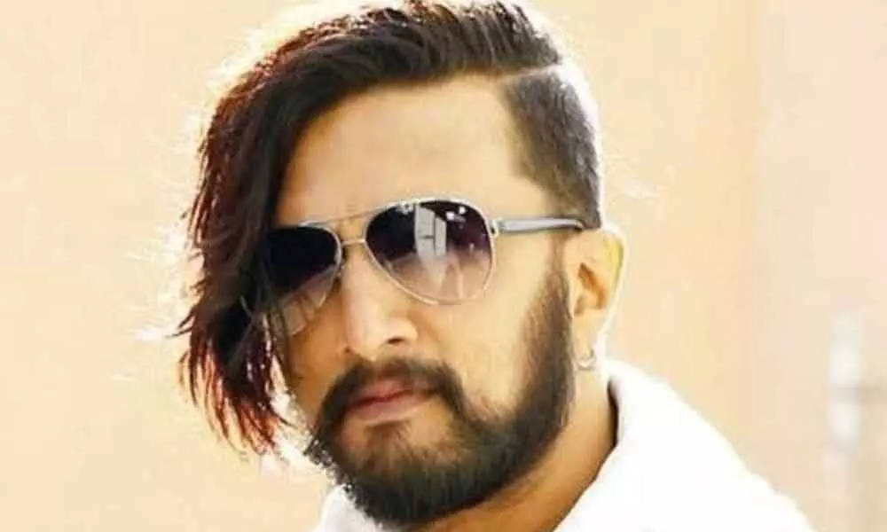 Sudeep, side-swept hair, beard, SD Desktop Wallpaper