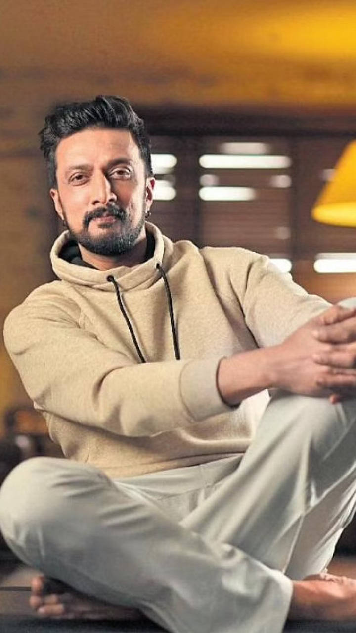 Sudeep, beard, beige hoodie, SD Phone Wallpaper