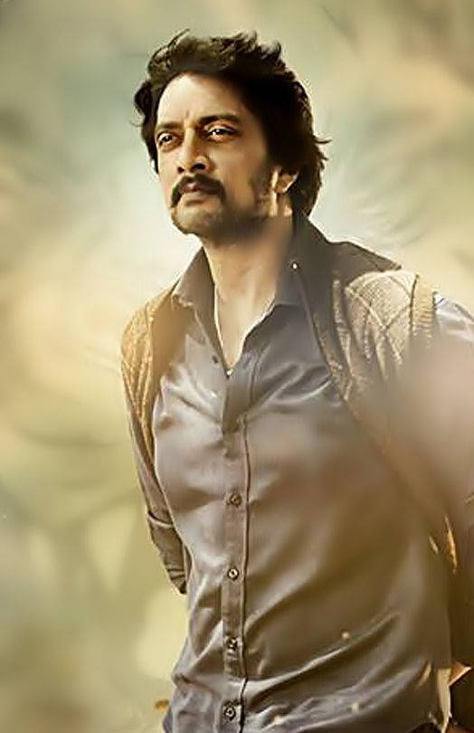 Sudeep, dark hair, mustache, SD Phone Wallpaper