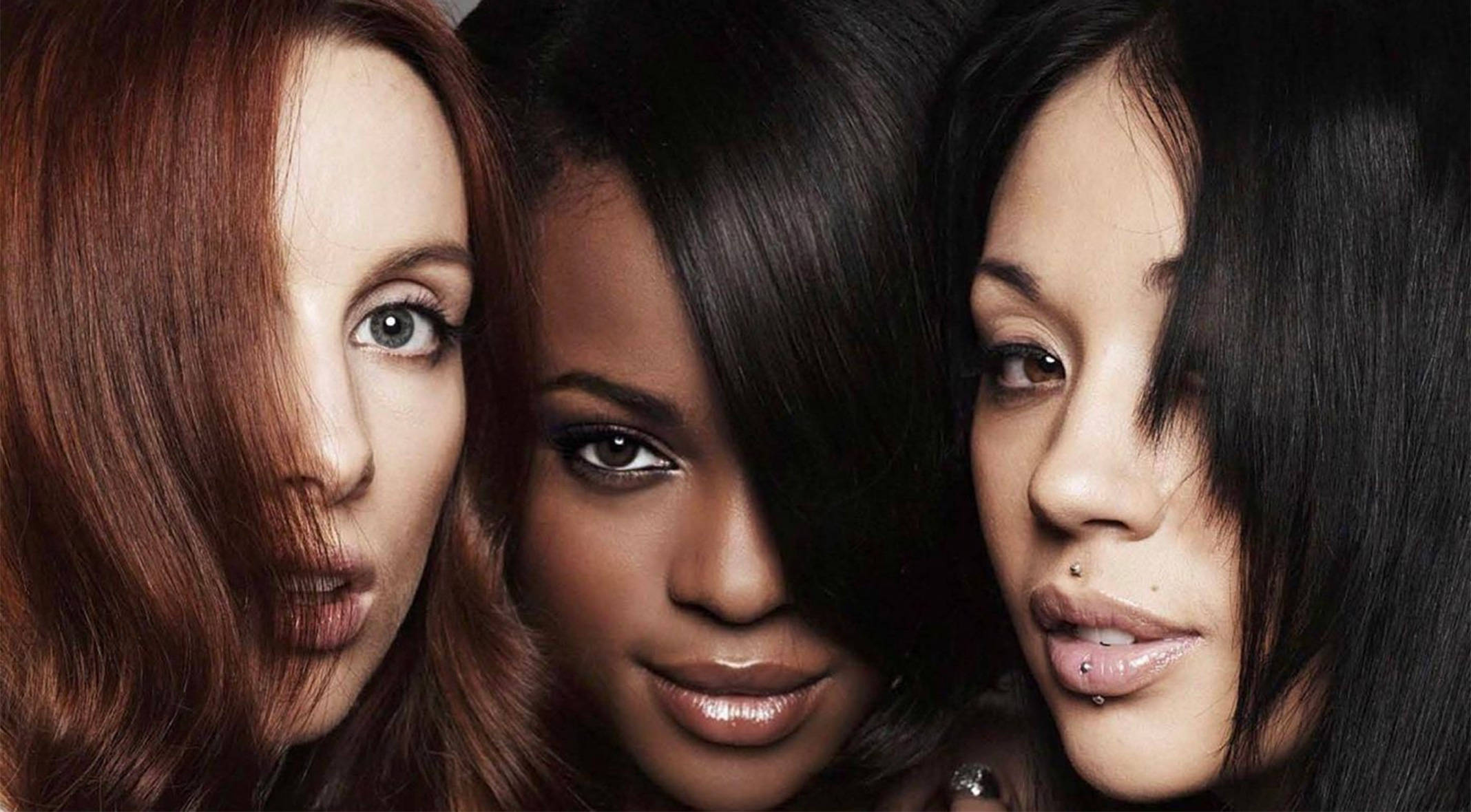 Sugababes, close-up portrait, striking makeup, Full HD Desktop Wallpaper