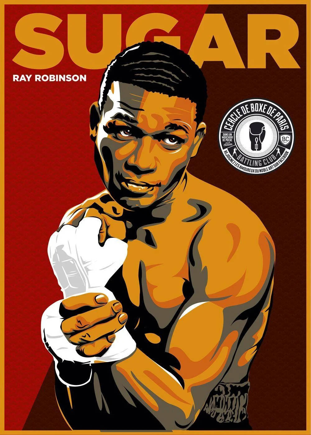 Sugar Ray Robinson, Ray Robinson, wrapped fists, HD Phone Wallpaper