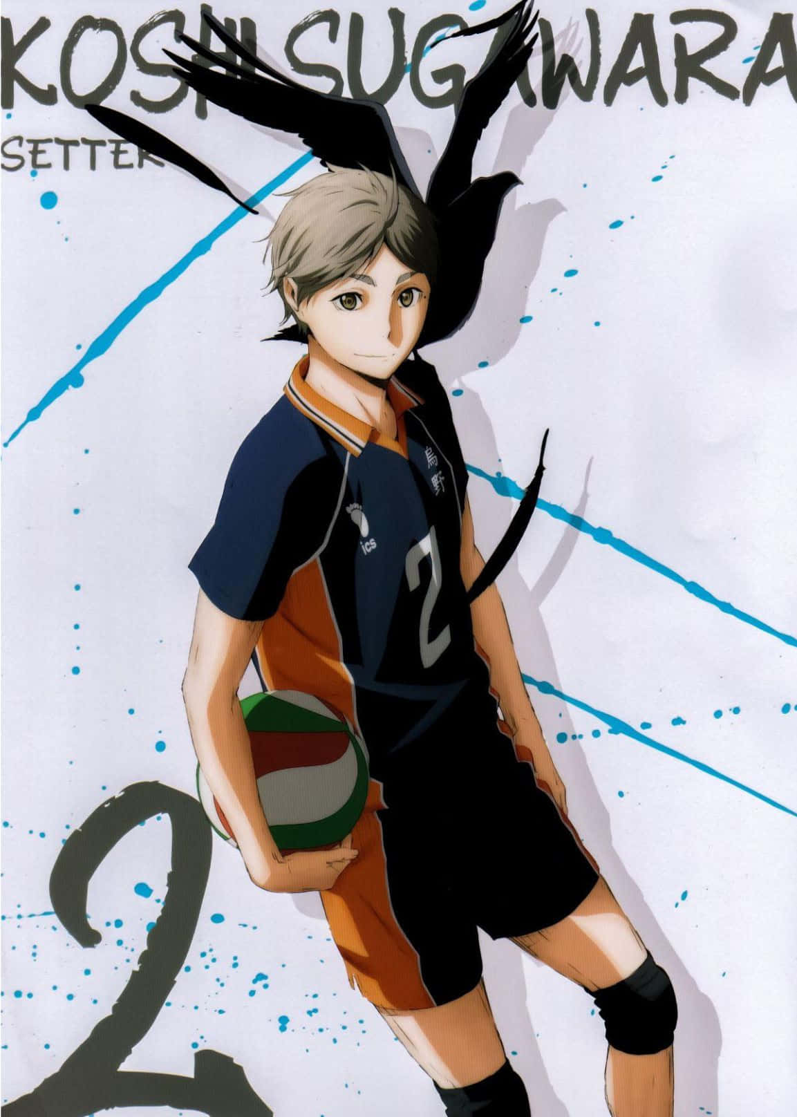 Sugawara Koshi, volleyball match, team uniform, HD Phone Wallpaper