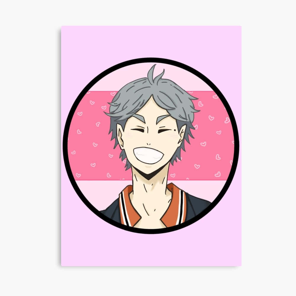 Sugawara Koshi, volleyball match, gray hair, SD Desktop Wallpaper