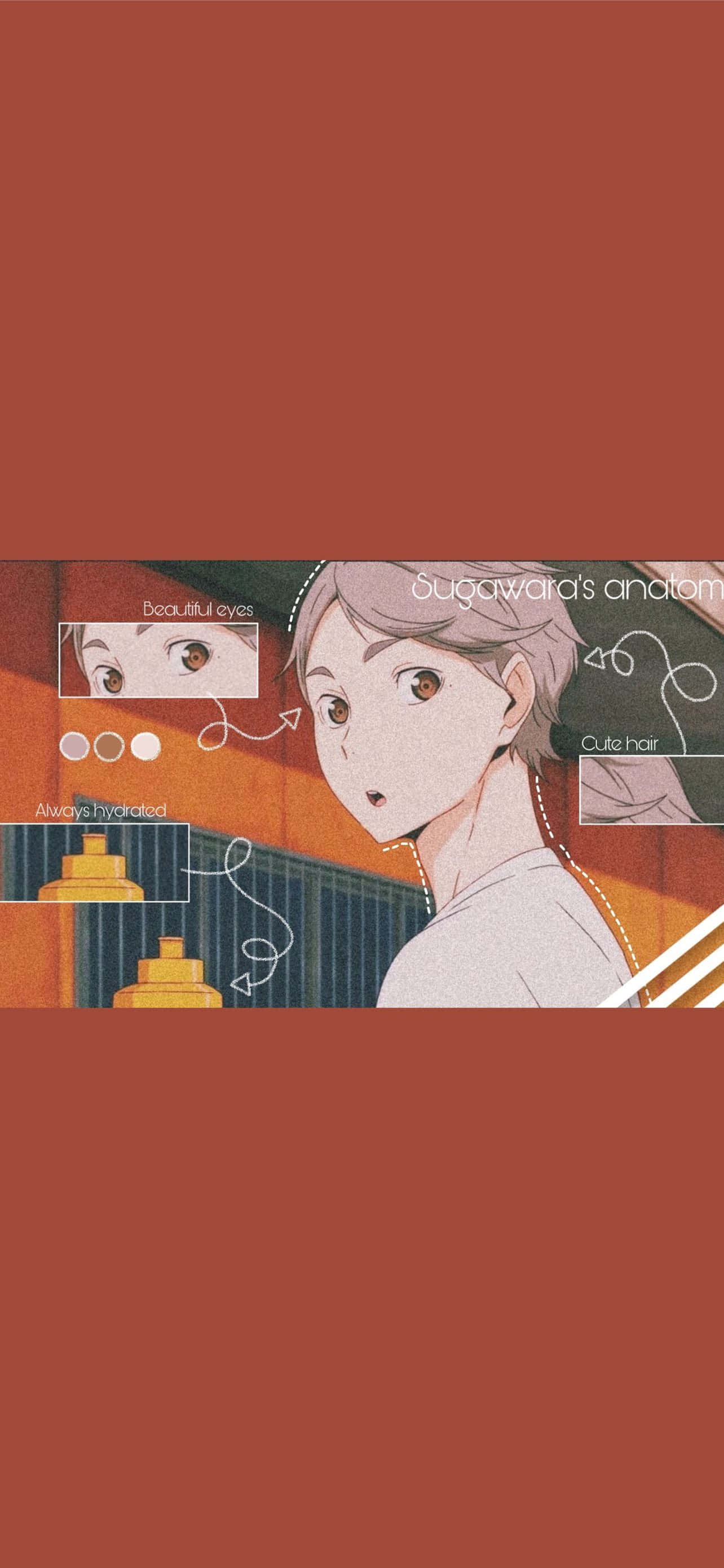 Sugawara Koshi, anime character anatomy guide, eyes, 2K Phone Wallpaper