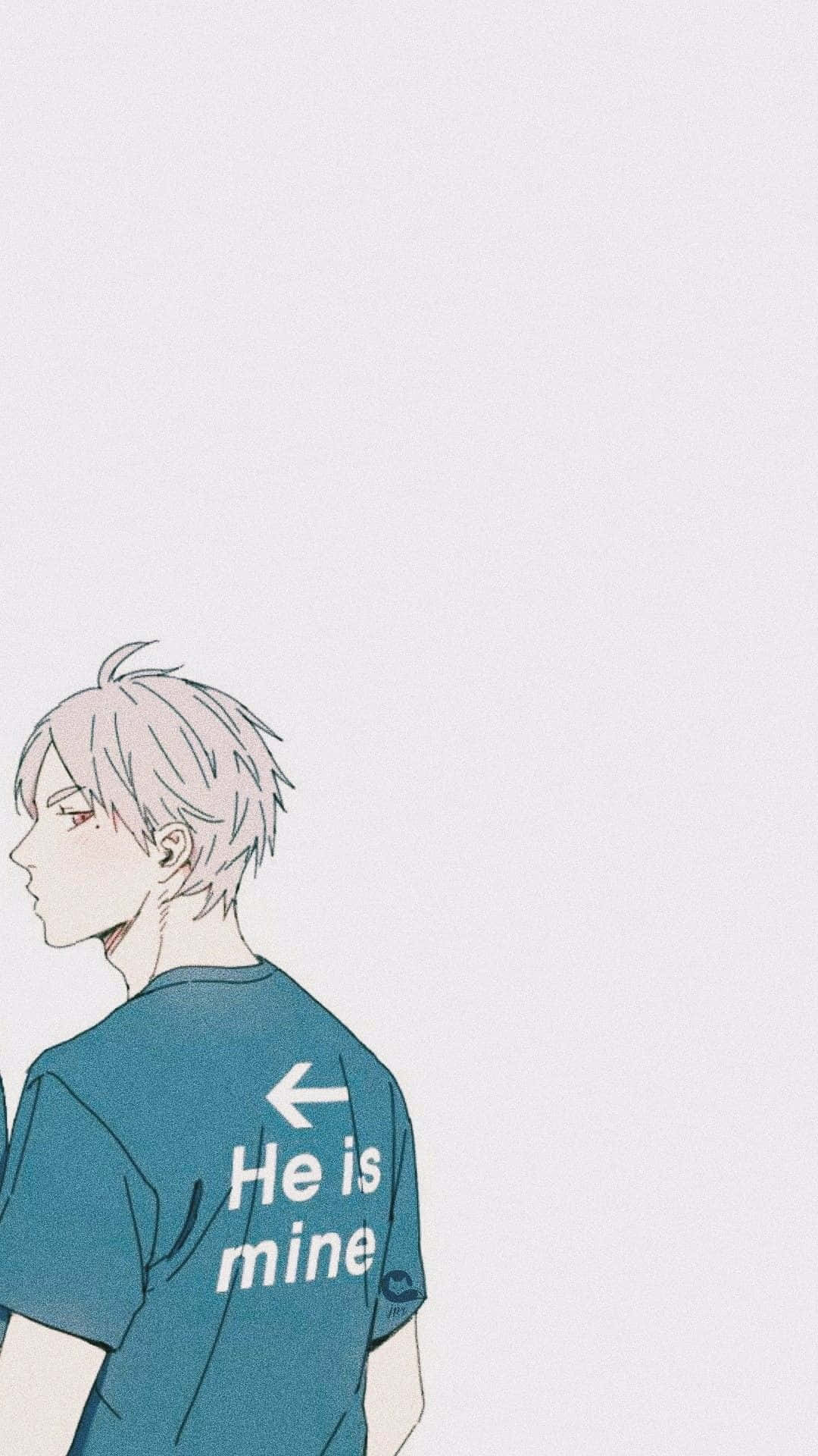 Sugawara Koshi, light hair, red eyes, Full HD Phone Wallpaper