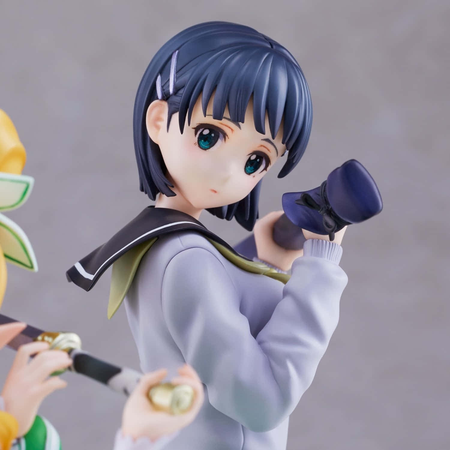 Suguha Kirigaya, short blue hair, green eyes, HD Desktop Wallpaper