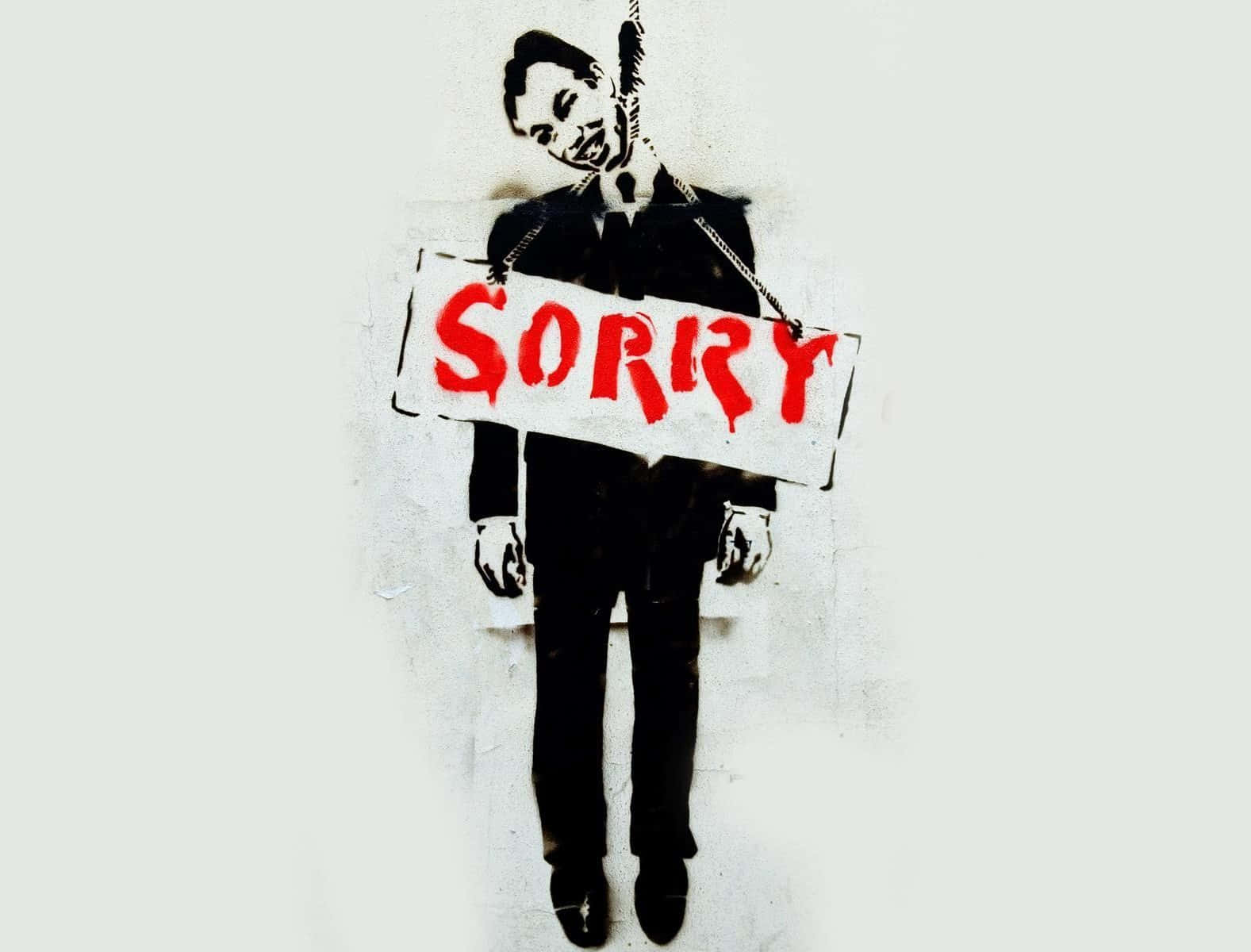 suicide, stark stencil graffiti, man hanging by a rope, HD Desktop Wallpaper