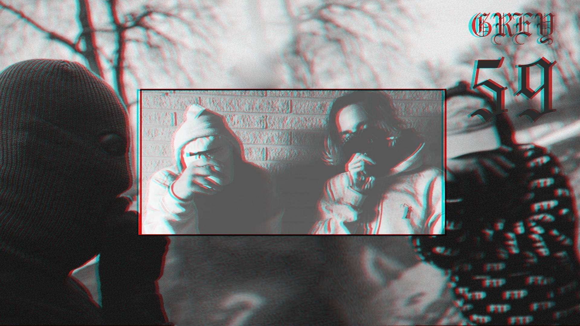 Suicideboys, hoodies, brick wall, Full HD Desktop Wallpaper