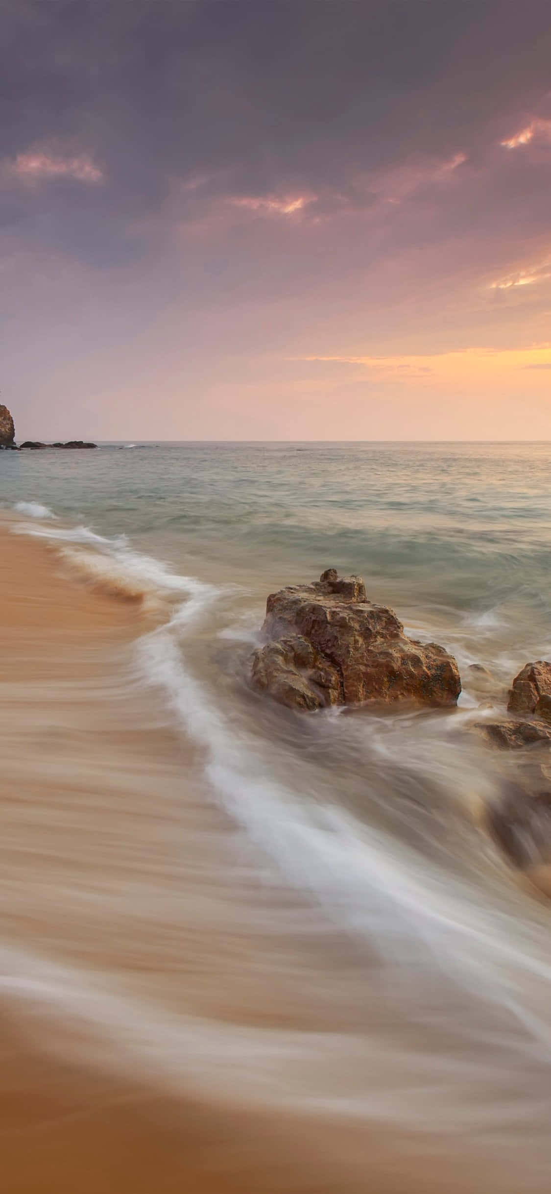 summer beach iphone, beach, sunset, Full HD Phone Wallpaper